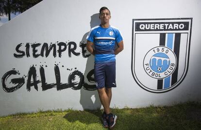 &Aacute;ngel Sep&uacute;lveda en el centro de entrenamiento de Quer&eacute;taro