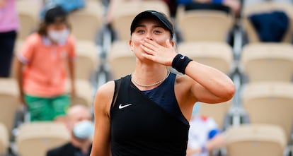 Paula Badosa en Roland Garros