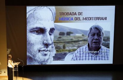 Durante la gala se proyectó un documental de Ovidi Montllor.