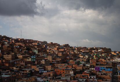 Vista de las viviendas de Ciudad Bolívar.