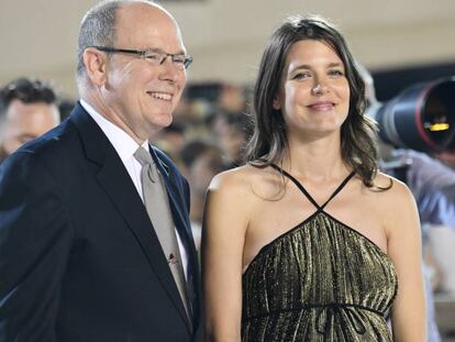 Carlota Casirahi, con su tío Alberto de Mónaco.