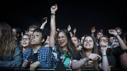 Asistentes al Primavera Sound de Barcelona.