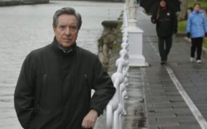 El periodista Iñaki Gabilondo, ayer en Bilbao