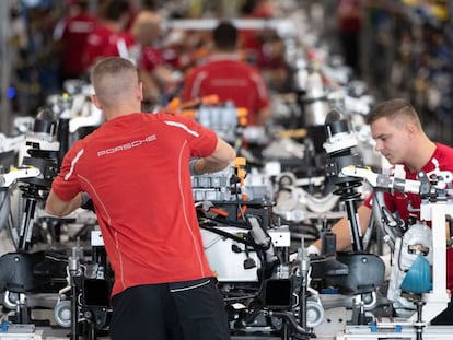 Fábrica de Porsche en Stuttgart (Alemania).