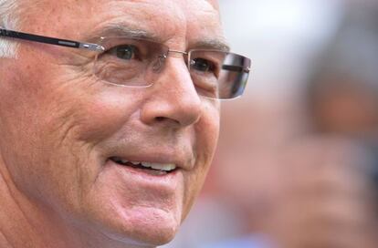 El presidente honorífico del Bayern, Franz Beckenbauer.