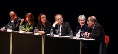 Los asistentes al acto organizado por El Pa&iacute;s y la Fundaci&oacute;n Alternativas