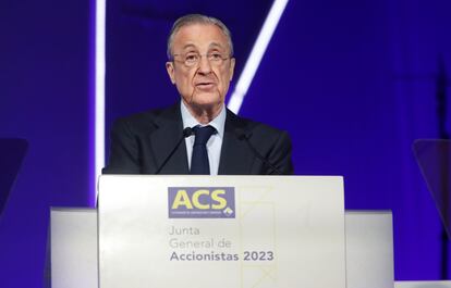 El presidente de ACS, Florentino Pérez.