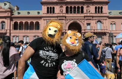 Toma de protesta de Javier Milei en Argentina