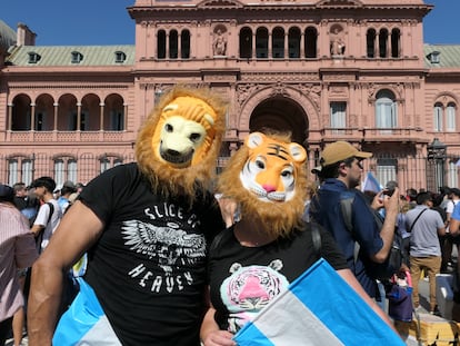 Toma de protesta de Javier Milei en Argentina