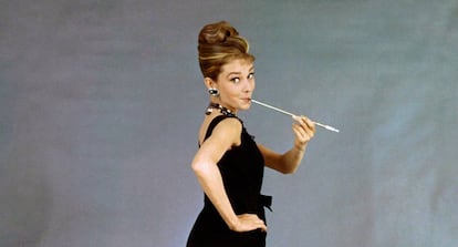 Audrey Hepburn en la película 'Desayuno con diamantes'