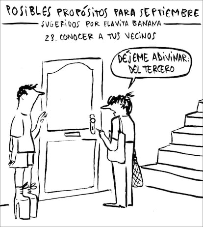 Viñeta de Flavita Banana del 28 de agosto de 2025