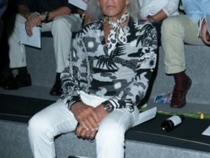 James Goldstein, en la Mercedes Benz Fashion Week Madrid el pasado domingo. 