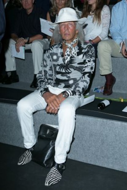 James Goldstein, en la Mercedes Benz Fashion Week Madrid el pasado domingo. 