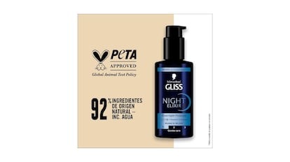 sérum capilar nocturno Gliss
