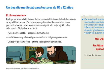 Cuarto reto VS (Vacaciones Santillana)