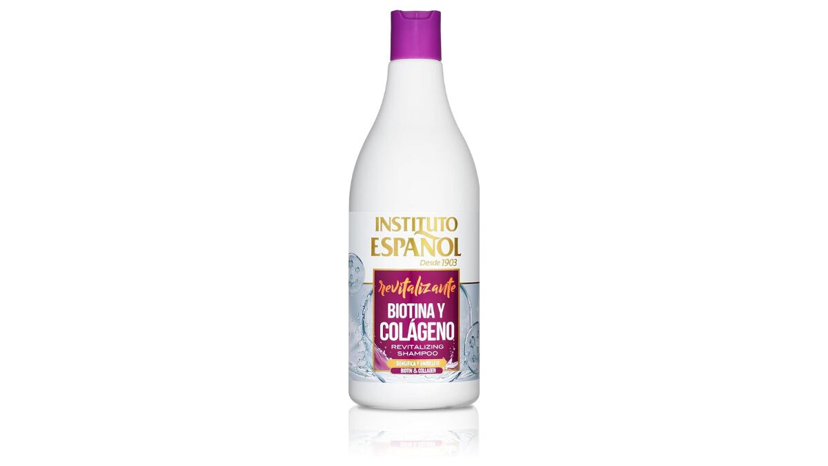 La alternativa del Instituto Español combina biotina y colágeno para dar un volumen natural al cabello quebradizo.