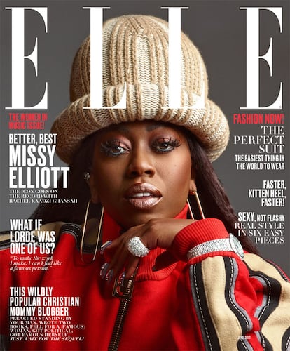 Missy Elliot, vestida de Marc Jacobs, en la portada de la edición estadounidense de ‘Elle’ el pasado mes de junio.