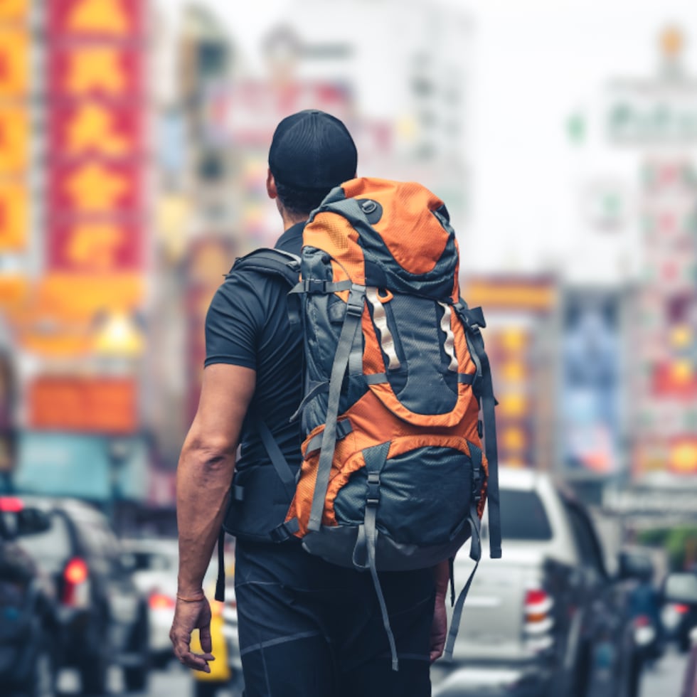 Mochila de turista sale