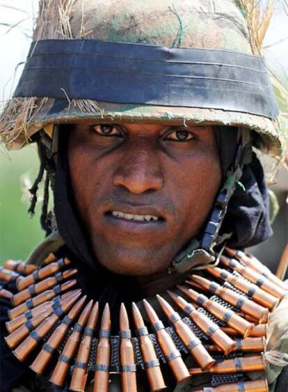 Un soldado del Ejército de Sri Lanka.