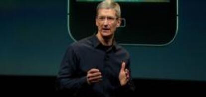 Tim Cook presenta las novedades de la compañía de la manzana