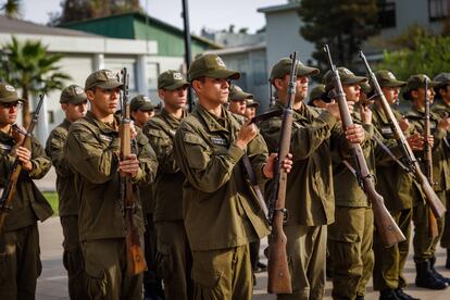 Carabineros. Estallido social en Chile.