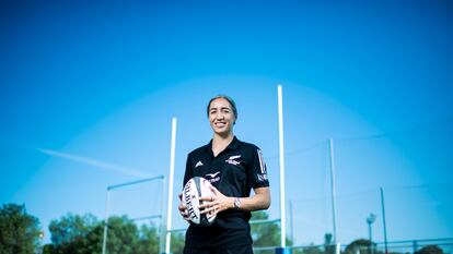 Sarah Hirini, capitana de las Black Ferns Sevens.