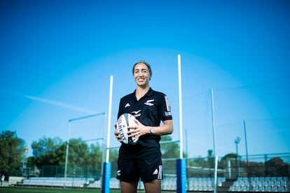 Sarah Hirini, capitana de las Black Ferns Sevens.
