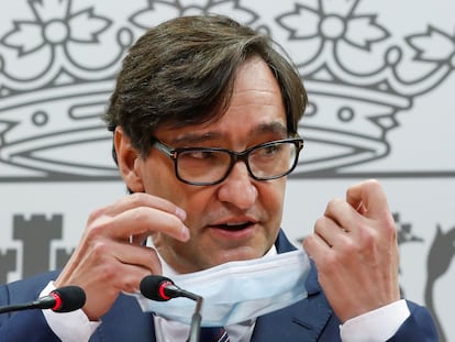 Health Minister Salvador Illa.