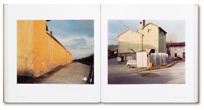 Doble página perteneciente a ‘Col Tempo. 1956-2024’ de Guido Guidi, publicado por MACK.