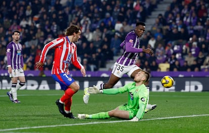 Griezmann marca el cuarto gol del Atltico despus de una gran jugada con Julin Alvarez.