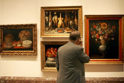 Colección de bodegones de Rosendo Naseiro, adquirida por el Estado, en el Museo del Prado.