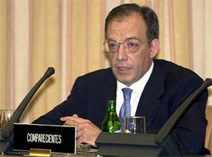 José María Ruiz de la Serna, durante su comparecencia en el Congreso.