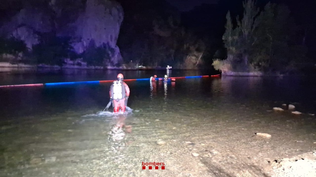 Localizados los cuerpos de los dos jóvenes arrastrados por la corriente en una zona de baño del río Segre en Camarasa