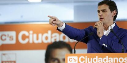 El líder de Ciudadanos, Albert Rivera.