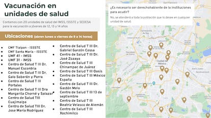 En este boletín divulgado por el Plan Nacional de Vacunación se enlistan las sedes para la inmunización de menores en Ciudad de México.