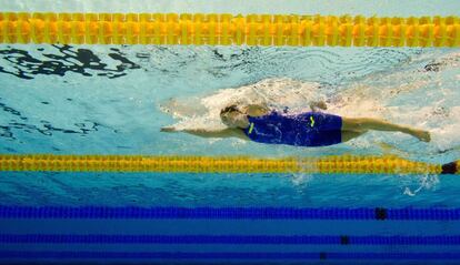 La hungara Boglarka Kapas en los 1500 libres