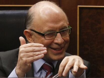 Cristóbal Montoro, ministro de Hacienda y Administraciones Públicas.