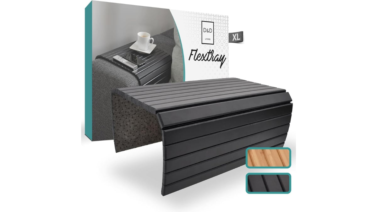 Flexible sofa tray.