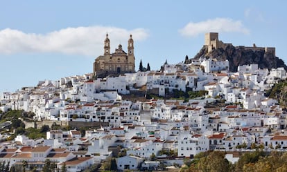 Pueblo de Olvera, en la provincia de Cádiz.