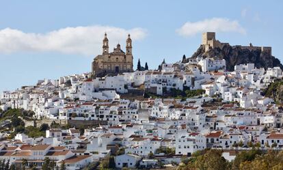 Pueblo de Olvera, en la provincia de Cádiz.