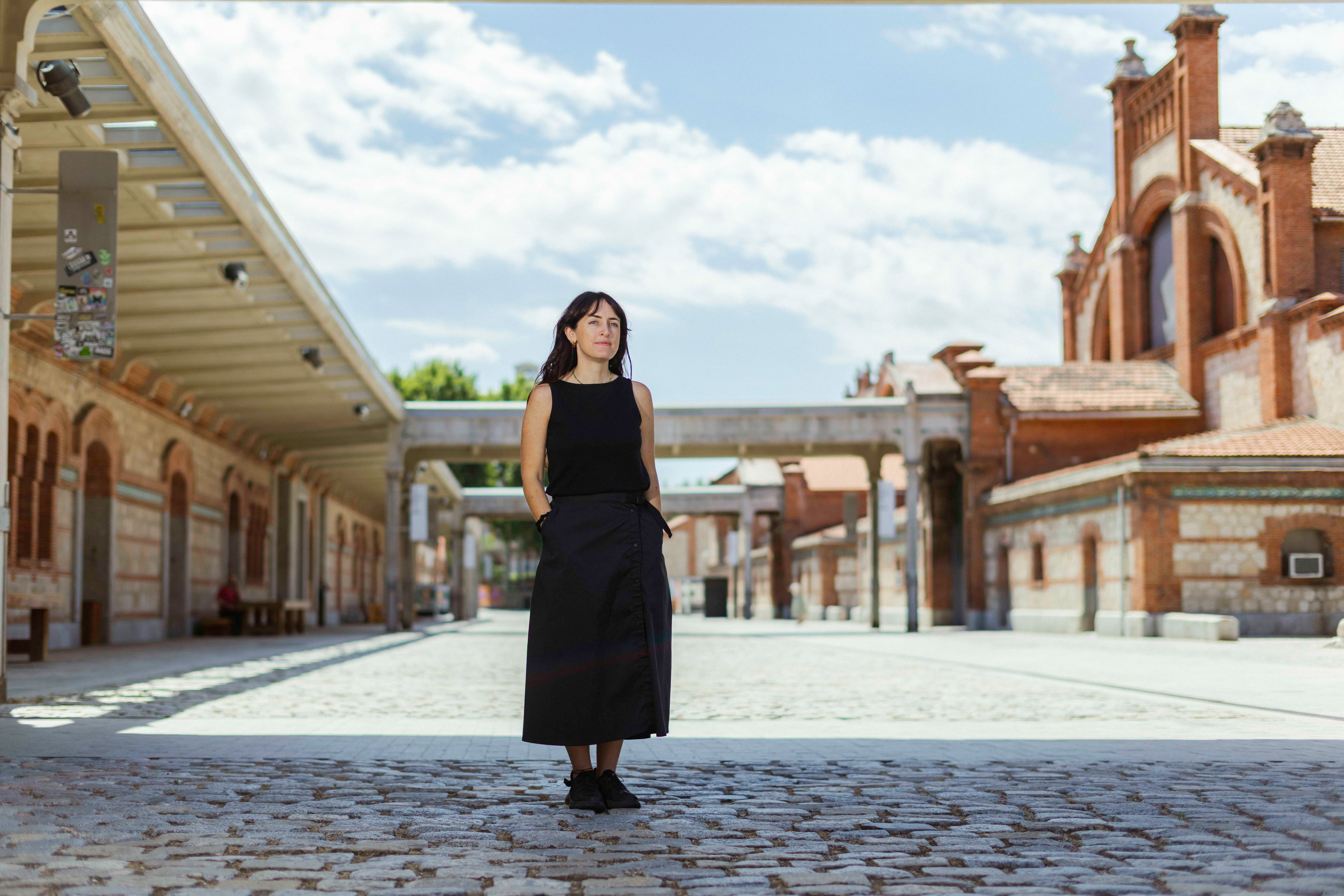 La investigadora italiana en Matadero, en el distrito de Arganzuela, Madrid.