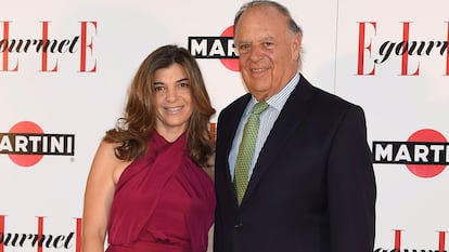 Carlos Falcó y su hija Xandra, durante un evento en Madrid.