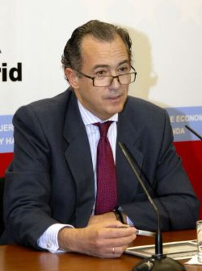 Enrique Ossorio, consejero de Econom&iacute;a y Hacienda de la Comunidad de Madrid.