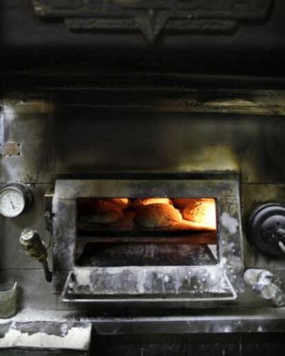 Horno de leña de El Museo del Pan Gallego.