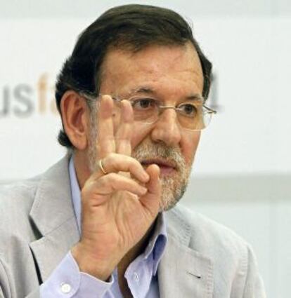 El líder del PP Mariano Rajoy.