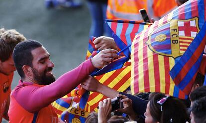 El jugador Arda Turan.