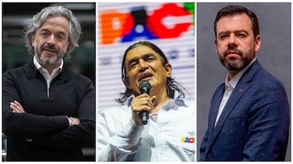 Juan Daniel Oviedo, Gustavo Bolívar y Carlos Fernando Galán, candidatos a la Alcaldía de Bogotá