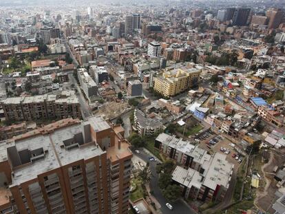 Vista de la ciudad de Bogotá (Colombia).