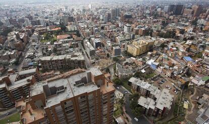 Vista de la ciudad de Bogotá (Colombia).