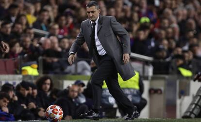 Ernesto Valverde, entrenador del Barcelona.